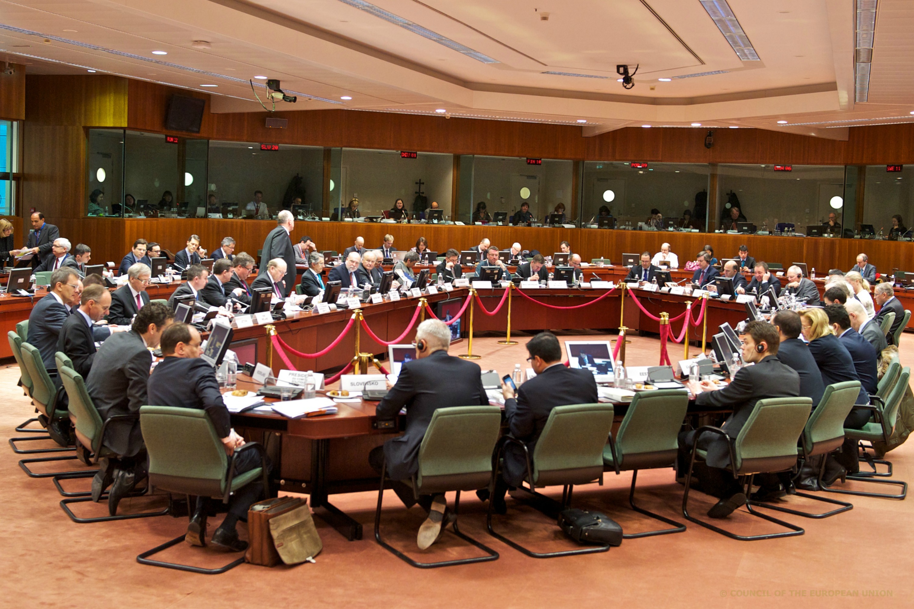 EU Council table